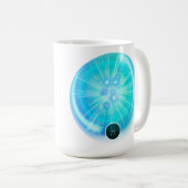 Mug Panneau moderne Zodiac PIsces Quote d'eau Élément (Devant droit)