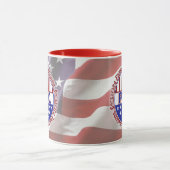 Mug PANNEAU PATRIOTIQUE DE L'Assistant de médecine PAC (Centre)