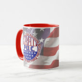 Mug PANNEAU PATRIOTIQUE DE L'Assistant de médecine PAC (Devant gauche)