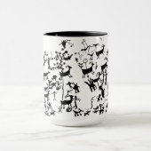 Mug Panneau Petroglyphe des ponts naturels (Centre)