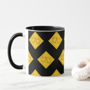 Mug Panneau pour amateurs de bière