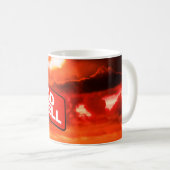 Mug Panneau Route vers l'enfer (Devant droit)