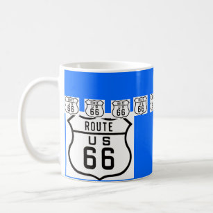 Mug Panneau routier américain vintage de l'itinéraire