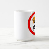 Mug Panneau routier de explosion d'Européen de (Centre)