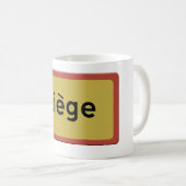 Mug Panneau routier de Liège (Devant droit)