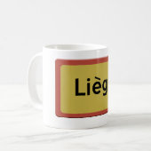 Mug Panneau routier de Liège (Devant gauche)