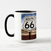 Mug Panneau routier de l'itinéraire 66, Arizona (Gauche)