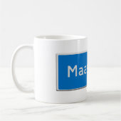 Mug Panneau routier de Maastricht (Gauche)