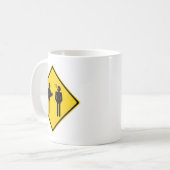 Mug Panneau routier de rot (Devant gauche)