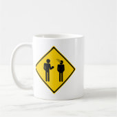 Mug Panneau routier de rot (Gauche)