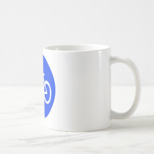 Mug Panneau routier de vélo