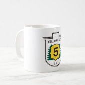 Mug Panneau routier de Yellowhead (Devant gauche)