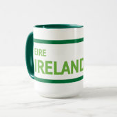 Mug Panneau routier d'Irlande (Devant gauche)
