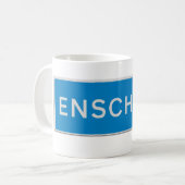 Mug Panneau routier Enschede (Devant gauche)
