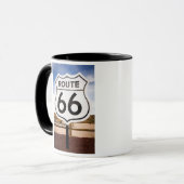 Mug Panneau routier Route 66, Arizona (Devant gauche)