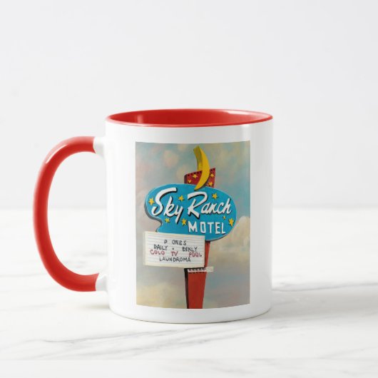 Mug Panneau Sky Ranch Motel (Gauche)