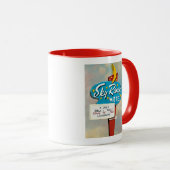 Mug Panneau Sky Ranch Motel (Devant droit)