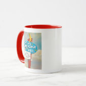 Mug Panneau Sky Ranch Motel (Devant gauche)