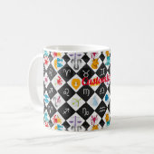 Mug Panneau solaire Zodiac Calendrier Astrologie Thund (Devant gauche)