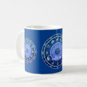 Mug Panneau solaire Zodiac Calendrier Astrologie Thund (Devant gauche)