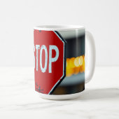 Mug Panneau stop (Devant droit)