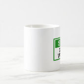 Mug Panneau Stop au Greenwashing (Centre)