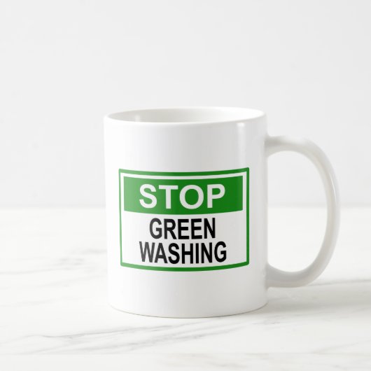 Mug Panneau Stop au Greenwashing (Droite)