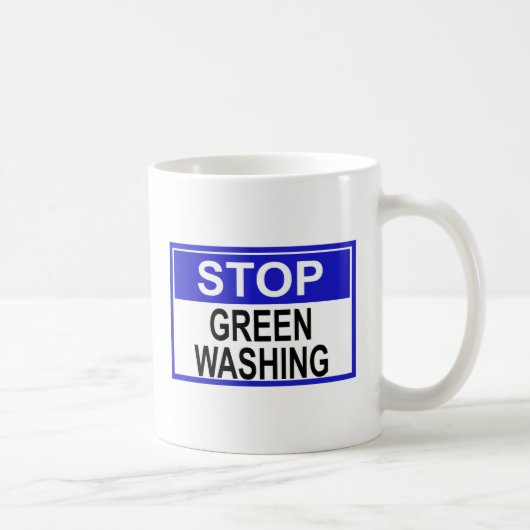 Mug Panneau Stop au Greenwashing (Droite)