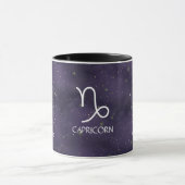 Mug Panneau Zodiac Capricorne Aquarelle Boug personnal (Centre)
