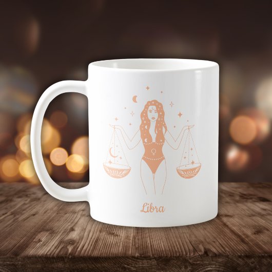 Mug Panneau Zodiac de la balance des couleurs modifiab
