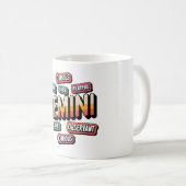 Mug Panneau Zodiac Graffiti/Gemini (Devant droit)