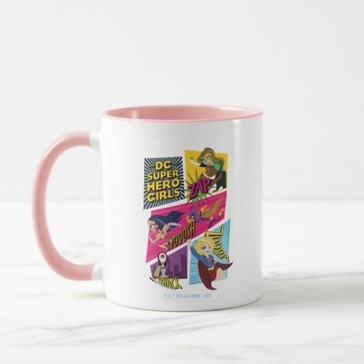 Mug Panneaux d'action pour filles Super Hero DC (Gauche)