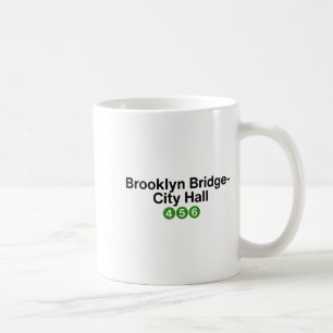 Mug Panneaux de la station de métro de New York du pon