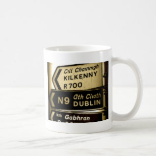 Mug Panneaux de signalisation routière en Irlande