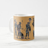 Mug Panoplie - célébration de hoplites du grec ancien (Devant gauche)