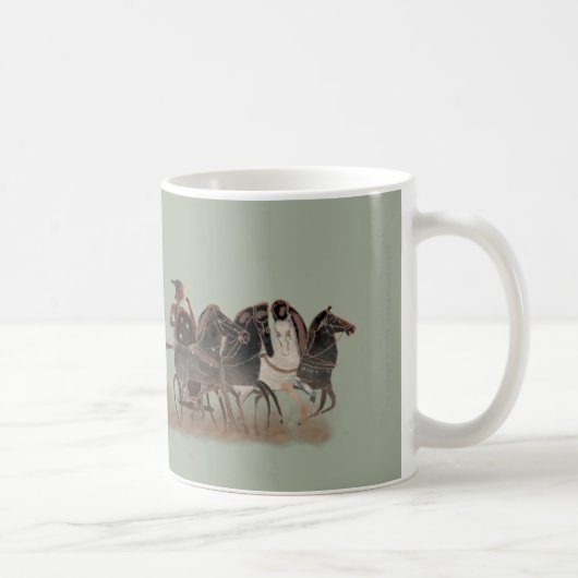 Mug Panoplie - char et chevaux du grec ancien (Droite)