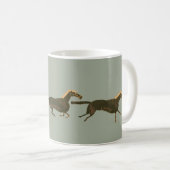 Mug Panoplie - chevaux galopants du grec ancien (Devant droit)