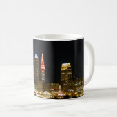 Mug Panorama de Cleveland en feu (Devant droit)