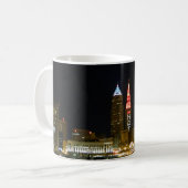 Mug Panorama de Cleveland en feu (Devant gauche)
