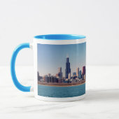 Mug Panorama de l'horizon de Chicago (Gauche)