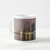 Mug Panorama de ville de Kaohsiung par nuit (Devant gauche)