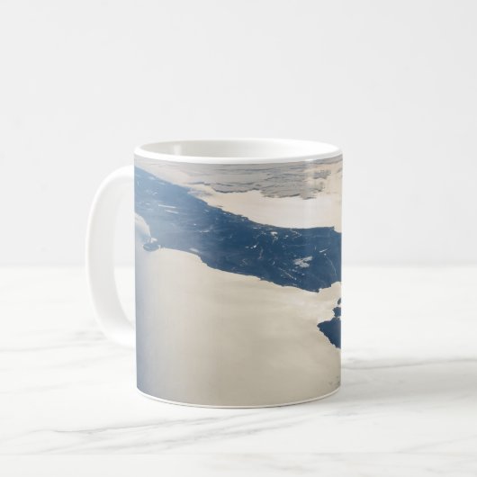 Mug Panorama depuis l'espace Highlights Cook Strait (Devant gauche)