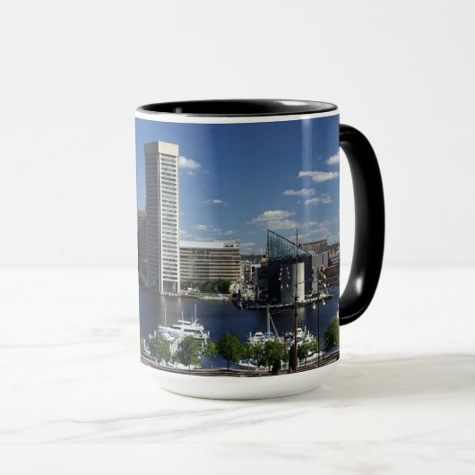 Mug Panorama du port intérieur de Baltimore (Devant droit)