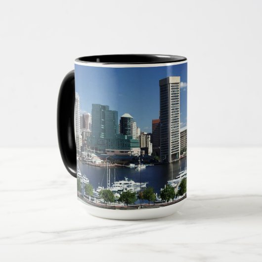 Mug Panorama du port intérieur de Baltimore (Devant gauche)