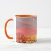 Mug Panoramique Coucher de soleil d'hiver/Musique du l (Gauche)