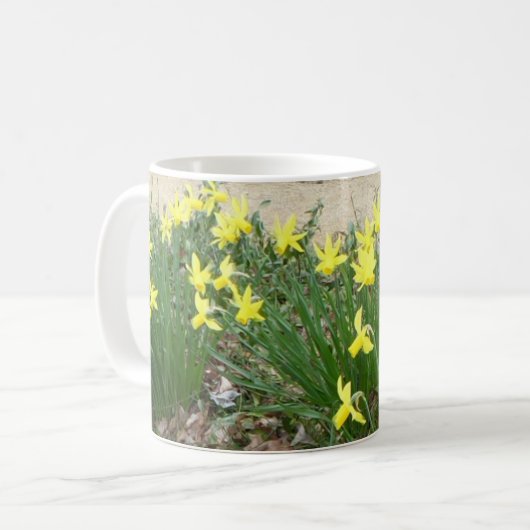 Mug Panoramique Daffodil Fleurs (Devant gauche)