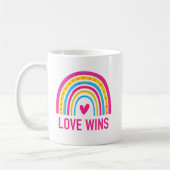 Mug Pansexual Rainbow Love Wins (Gauche)