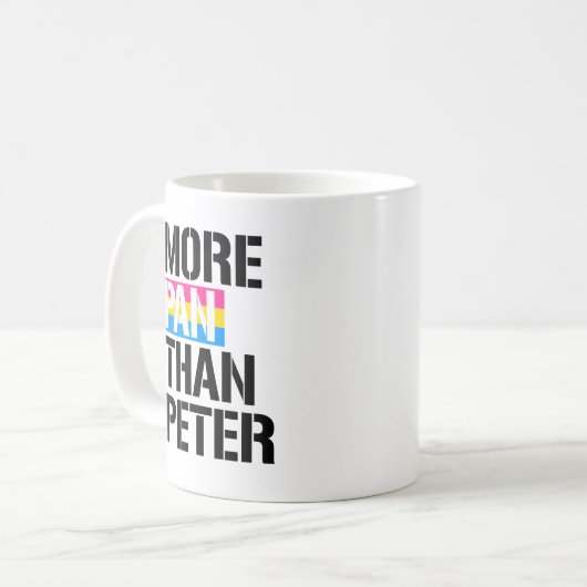 Mug Pansexuality - plus de casserole que Peter - - (Devant gauche)