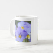 Mug Pansies bleu pâle (Devant gauche)