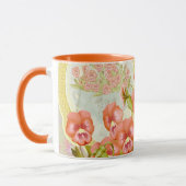 Mug Pansies dans un bol (Gauche)